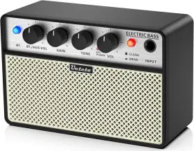 Wa-03 Ueteto 10w Mini Bass Amp Portable And Rechargeable Guitar Beige