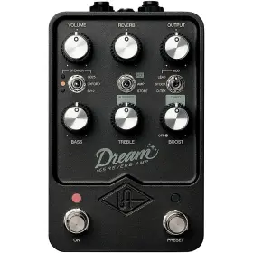 Ft65 Universal Audio 197881430016 Uafx Dream Reverb Amp Effects Pedal - Black Rf
