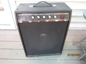 U65rn Univox Guitar Mic Organ Amp 50w Model Vintage Solid-state Made In Japan