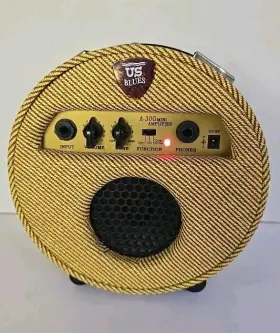 A-30g Us Blues Mini Amplifier Portable Tweed 9v Battery Tested