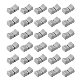 A19091600ux0618 Uxcell 24mmx11mmx10mm Console Mixer Slider Fader Knobs Replacement For Gray