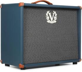 Victory Amplification 112-cg37-gr-wh-br-br-gld Mk 112 50-watt 1 X 12-inch Speaker Cabinet - Mallard Blue
