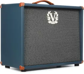 112-cg37-gr-wh-br-br-gld Victory Amplification Mk 112 50-watt 1 X 12-inch Speaker Cabinet - Mallard Blue