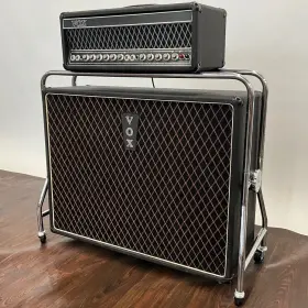 Ul730 Vox 2066 2-channel 30-watt Guitar Amp Head 1966 - Black With Cabinet