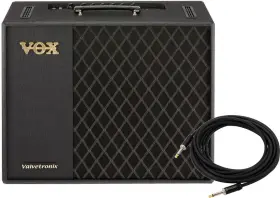 Vt100x Vox 682500003592 Digital Modeling Guitar Amplifier With American Stage 20ft Instrument Ca