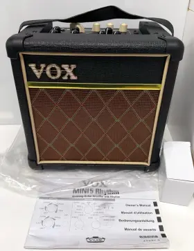Vox 959112109902 Mini5 Rhythm Modeling Guitar Amplifier With Drum Patterns 5w Amp -new Open Box