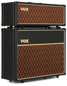 Ac30stack Vox Ac30 Stack 30-watt Tube Head With Matching 2x12 Inch Cabinet