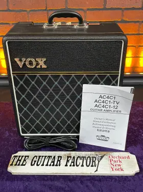 Ac4c1-1230-u Vox Ac4c1-12 Limited Edition 4-watt 1x12 Inch Guitar Combo 2014 - 2019 Black