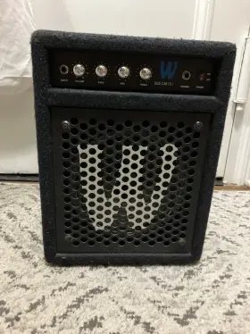 Warwick 033685536430 Blue Cab 15 Bass Guitar Amplifier 8 Inch New Amp Practice 10 Power Cord