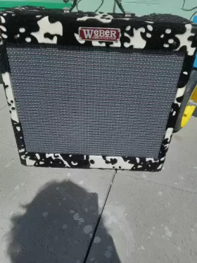 5f2a Weber 5watt Class A Hand Wired Tube Amp With 10 Inch Blue Pup Spkr