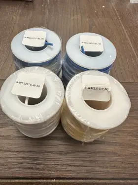 S-w3222tc-bl-50 Weico Wire - 22awg Stranded Top Coat Pre-tinned 600v 50 Feet Lot Of 4
