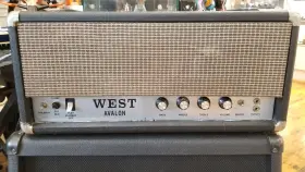 A-2239 West Avalon Model 1972 50 Watt Tube Guitar Amp Amplifier Vintage Read