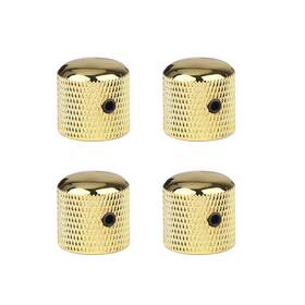 Xiyangjuan 768477612552 4pcs Metal Guitar Knobs Gold Volume Tone Control Dome Knob