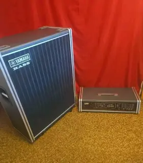 Amp.70s Yamaha Be-200 Bass Amp Good Condition. Cabinet With Five Watt Preamp