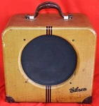 Vintage Gibson EH-150 Amplifier Circa 1941-1942 Aeroplane Tweed Covering Used. Price: $3295.00.