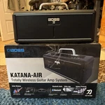 Boss Katana-air Wireless 30W Desktop Modelling Amp Used. Price: $250.00.
