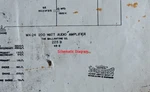 Ballantyne Model Mx 24 Royal Sound Master Tube Amplifiers Schematic Diagram Used. Price: $25.00.
