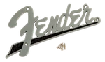 Genuine Fender Flat Amp Logo Plate For Bassman, Super-sonic, Vibro King New. Price: $15.79.