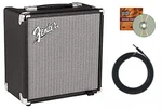 Fender Rumble 15 Bass Combo Amplifier W/ Instrument Cable New. Price: $114.99.
