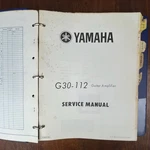 Vintage Yamaha G30-112 Guitar Amplifier Service Manual W/schematics Very. Price: $20.00.