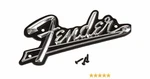 New Genuine Fender Blackface Metal Amp Logo #099-4093-000. Price: $15.70.