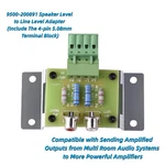 9500-200891 Speaker Level To Line Adapter For Audio Systems Amplifiers New. Price: $39.95.