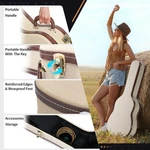 Glarry 41" Deluxe Wood Portable Hard Case For Folk Acoustic Guitars New. Price: $68.99.