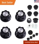 Dopro 10X Guitar Mini Effect Pedal Knobs 6MM Black W/silver Cap For Boss New. Price: $12.25.