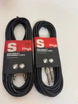 Two Stagg SGC6 20 Foot High Quiality Deluxe Guitar Amp Or Other Instrument Cable New. Price: $25.99.