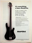 1999 Hartke AK-4 Bass Guitar Magazine Ad Vintage Music Ephemera Samson Used. Price: $14.25.