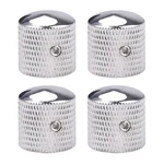 Xiyangjuan 4PCS Metal Guitar Knobs Chrome Volume Tone Control New. Price: $17.09.