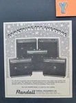 Randall RG-90 Commander Line Amplifiers Promo Print Advertisement 1973 Used. Price: $7.95.