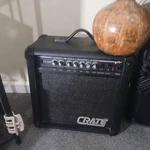 Crate Electric Guitar Amplifier. Model MXK15 Tested Working Great Condition Nice Used. Price: $35.00.