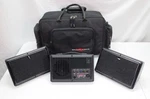 Galaxy Audio Core PA5X140 Powered & Hot Spot Monitors Soft Case Used. Price: $299.99.