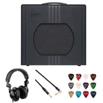 Supro Delta King 12, Black/black Bundle W/ Headphones, Cable, Guitar Picks Kit New. Price: $599.00.