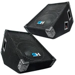 Grindhouse Pair Of 10 Inch Passive Wedge Monitors - Floor Stage 600 Watts Rms New. Price: $219.99.