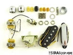 Fender 75TH Anniversary Vintera Road Worn 1951 Tele Pickups Pots Knobs + Jack. Open. Price: $199.99.