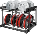 Pots And Pans Organizer, Full-extension Pull Out Cabinet Slide Dr New. Price: $106.99.