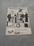 TBOOK49 Magazine Advert 11X8" Guild Guitars - Thunderbass, Amp Used. Price: $13.43.