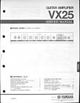 Yamaha VX25 Guitar Amplifier Original Service Manual, Schematics Parts List Book Very. Price: $34.99.
