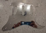 Mirror Pickguard - Fits Fender Usa / Mex Stratocaster Guitars Sss New. Price: $14.00.