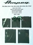 Ampeg BA-108V2 100V2 112V2 115V2 210V2 Bass Quick Start Owner's Manual, New. Brand. Price: $14.99.