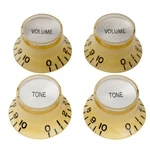 Musiclily Pro Cream Inch Guitar Hat Bell 2 Volume Tone Knob For Les Paul Sg New. Price: $12.69.