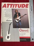 Def Leppard Phil Collen Charvel Guitars 1990 Print Ad - Great To Frame! Used. Price: $6.95.