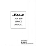 Marshall JCM800 Series Service Manual And 2203-01 Owners New. Price: $24.71.