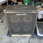 Acoustic B410 Mkii Classic 400W 4X10 Bass Speaker Cabinet Black Used. Price: $212.49.