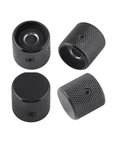Rubatone Metal Guitar Knobs Flat Top Control With Black Knurled New. Price: $23.81.