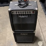 Roland GC-405X Combo Guitar Amplifier 32W Solidstate 2-CHANNEL 1SPKR 8 Ohm + Cab Used. Price: $250.00.