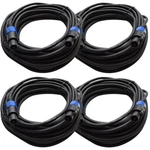 (4) Seismic Audio 50' Foot Speakon Pa/dj Speaker Cable New. Price: $204.99.