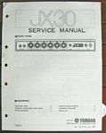 Yamaha JX30 Guitar Amplifier Original Service Manual, Schematics Parts List Book Used. Price: $39.99.
